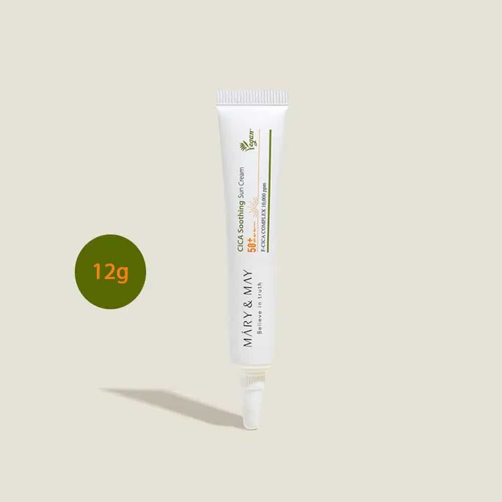 Mary&amp;May (Mini) CICA Soothing Sun Cream SPF50+ PA++++ (12g)