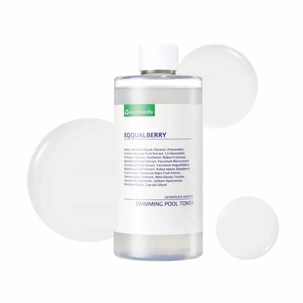 EQQUALBERRY Swimming Pool Daily Facial Toner
