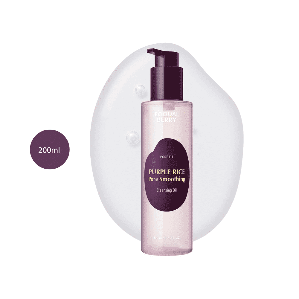 EQQUALBERRY Purple Rice Pore Smoothing Cleansing Oil (200ml)